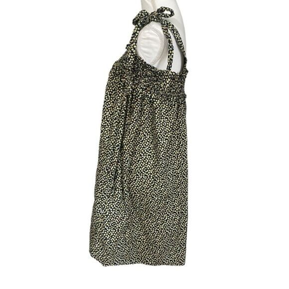 BURU Women's‎ S/M Floral Tent Dress Tie Top Adjustable Straps Sleeveless Pockets - Picture 6 of 8